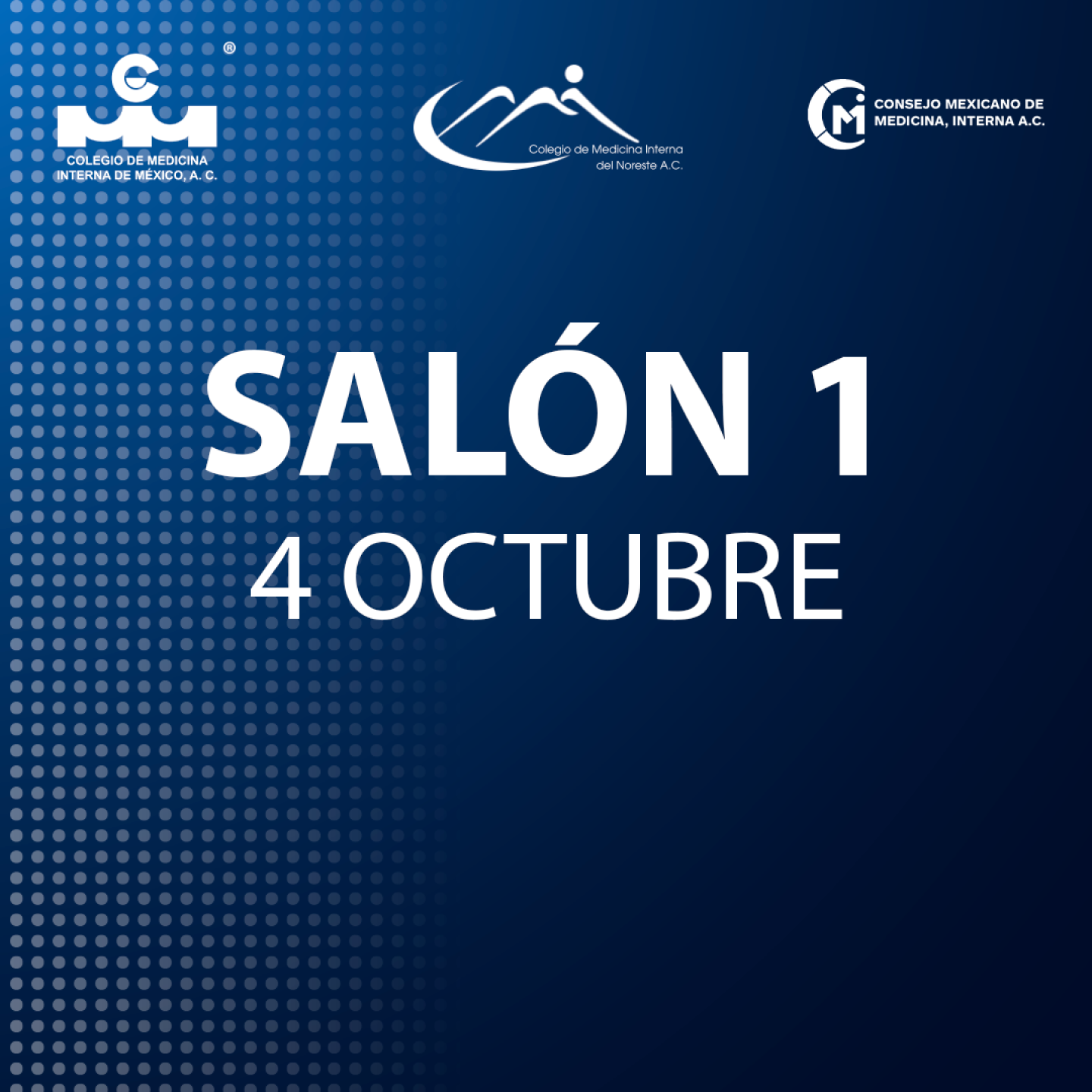 Salón 1 - 4 Oct